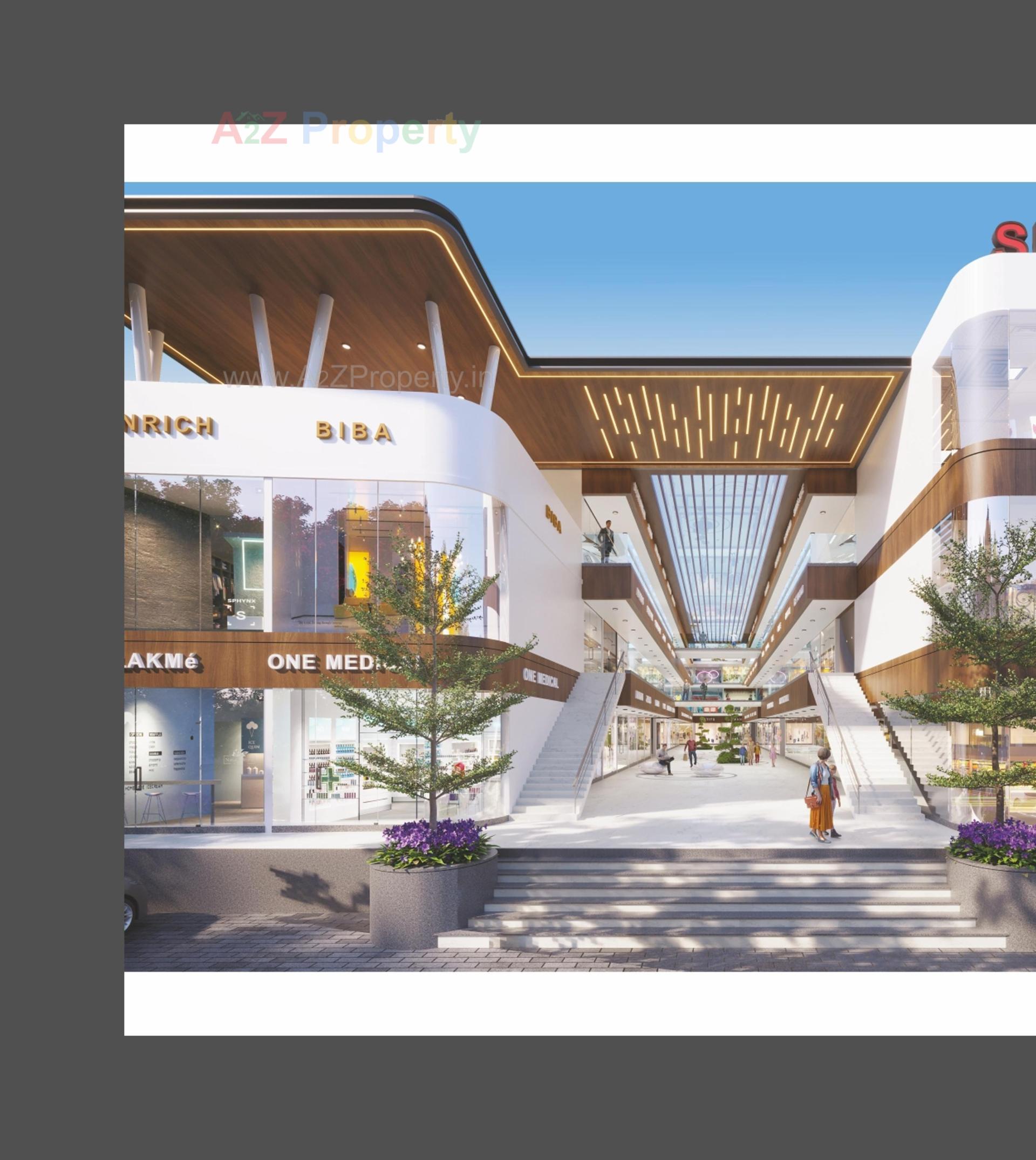 3D Elevation of real estate project Signature Square located at Karjan, Vadodara, Gujarat