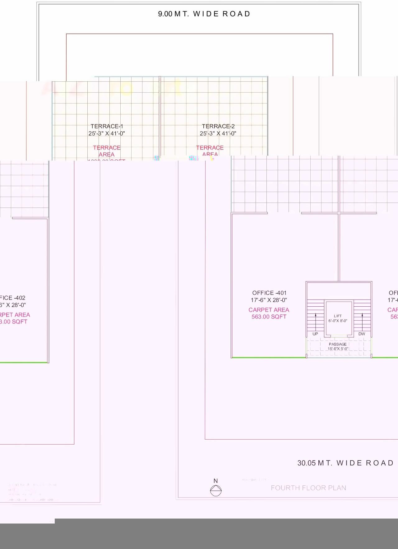 Layout of real estate project Silver Fortune located at Jetalpur, Vadodara, Gujarat