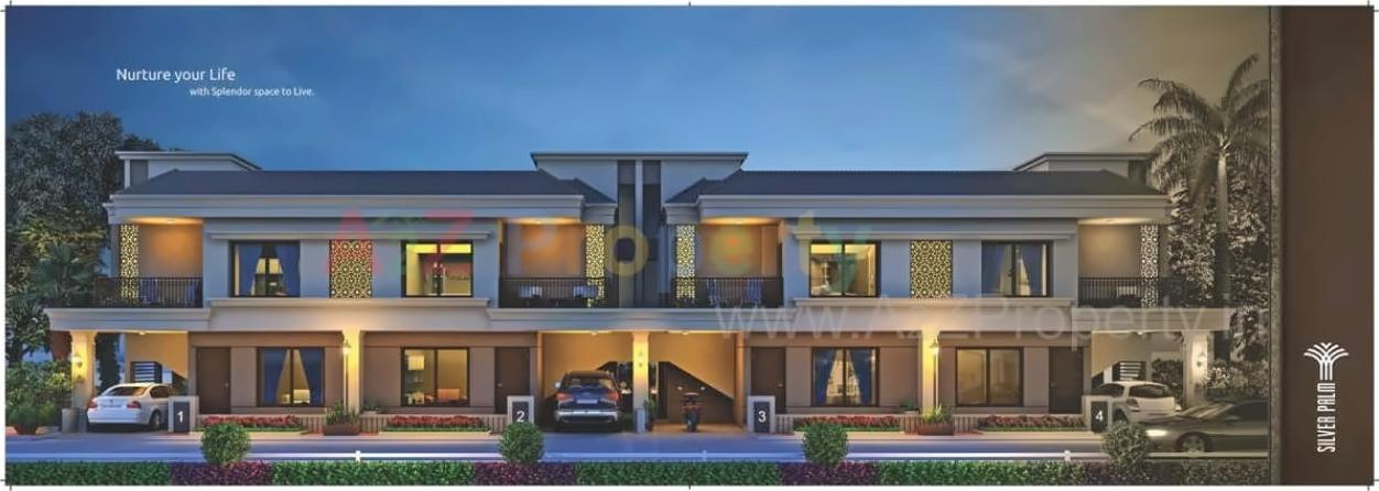 3D Elevation of real estate project Silver Palm located at Kapurai, Vadodara, Gujarat
