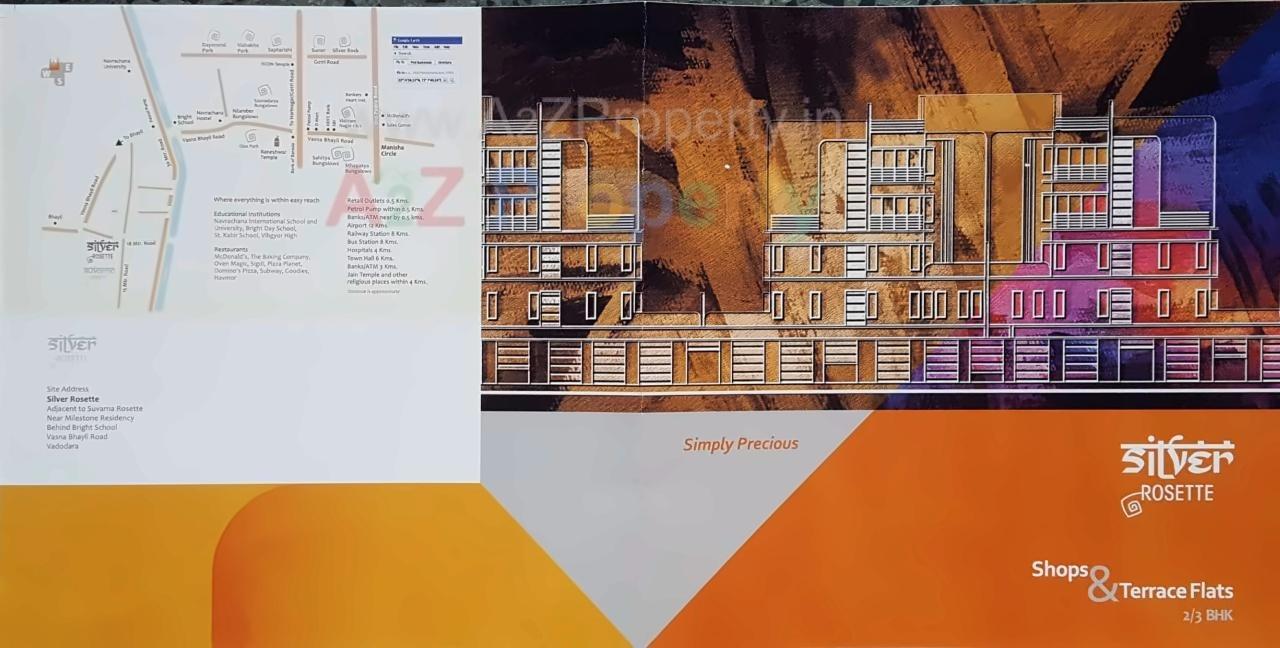  of real estate project Silver Rosette located at Bhayli, Vadodara, Gujarat