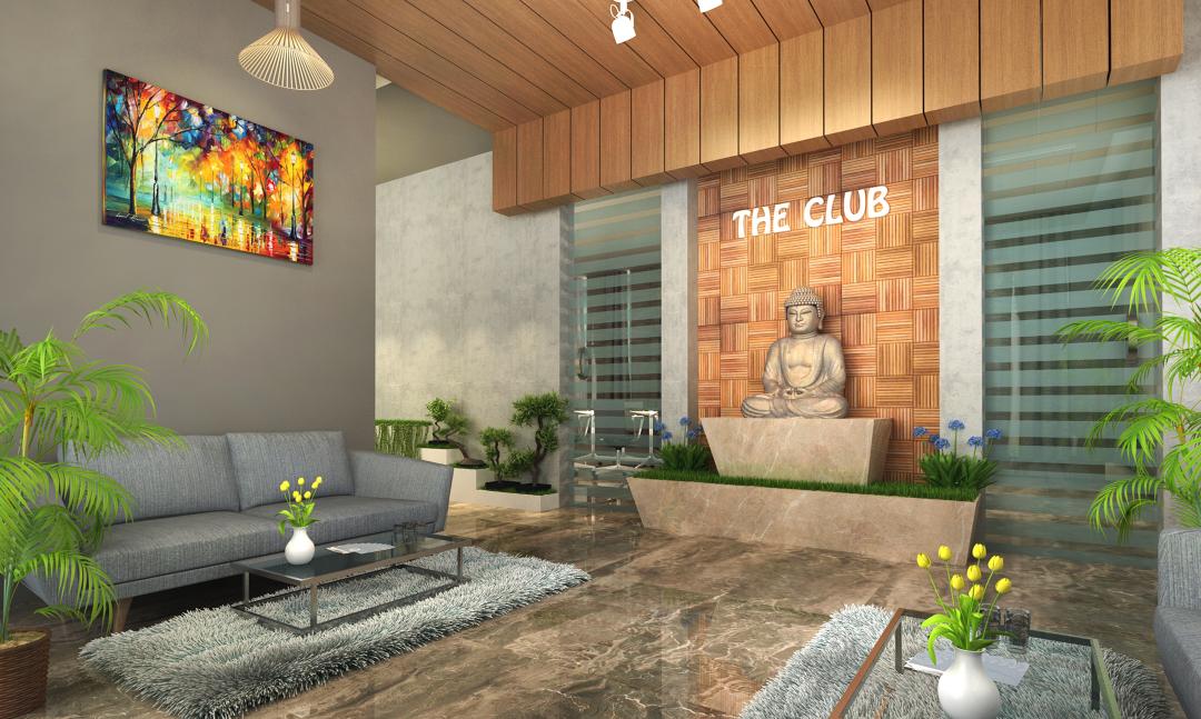 Club House of real estate project Silver Sky located at Harni, Vadodara, Gujarat