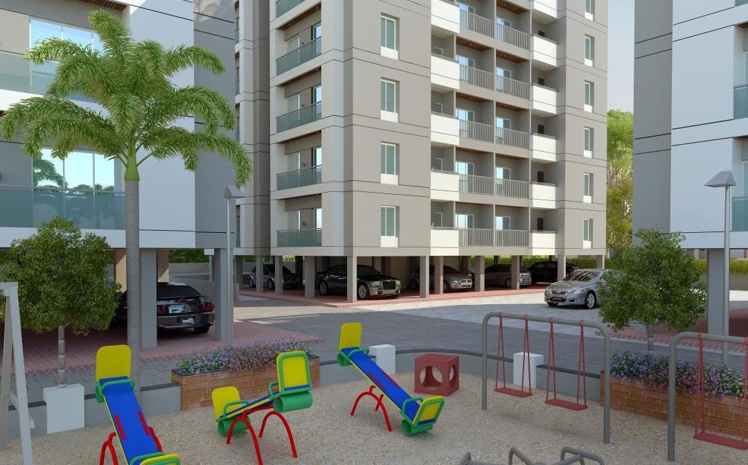 Play Area of real estate project Silver Sky located at Harni, Vadodara, Gujarat