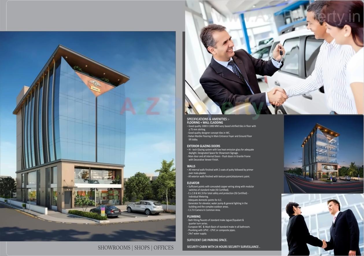 3D Elevation of real estate project Silver Staddle located at Gotri, Vadodara, Gujarat