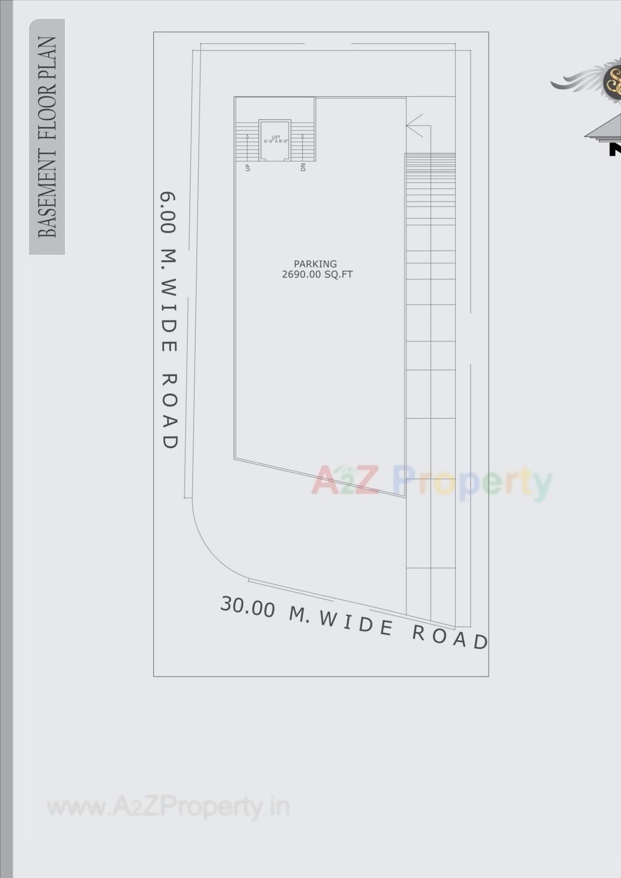 Layout of real estate project Silver Staddle located at Gotri, Vadodara, Gujarat