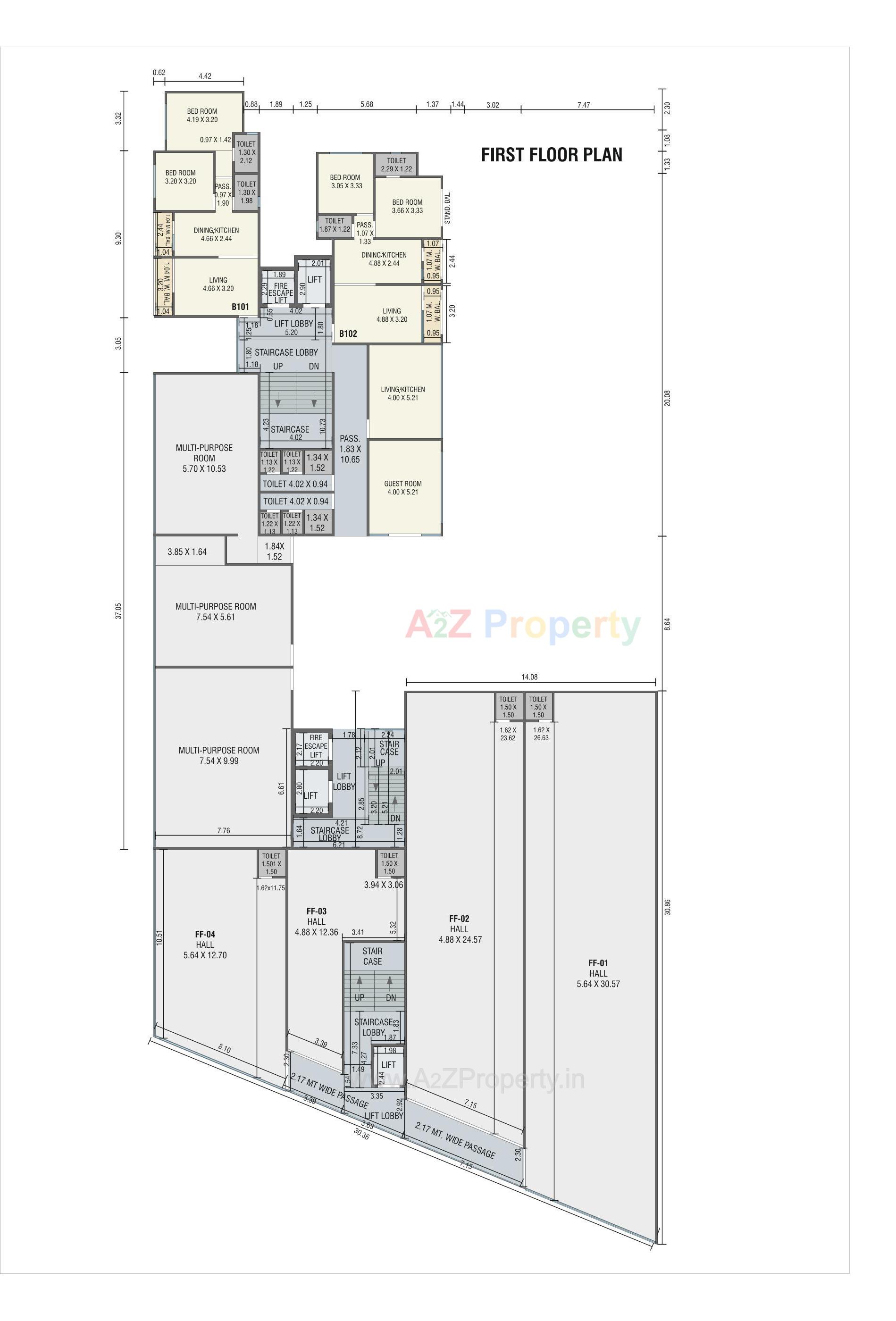 Layout of real estate project Sky Gateway located at Danteshwer, Vadodara, Gujarat