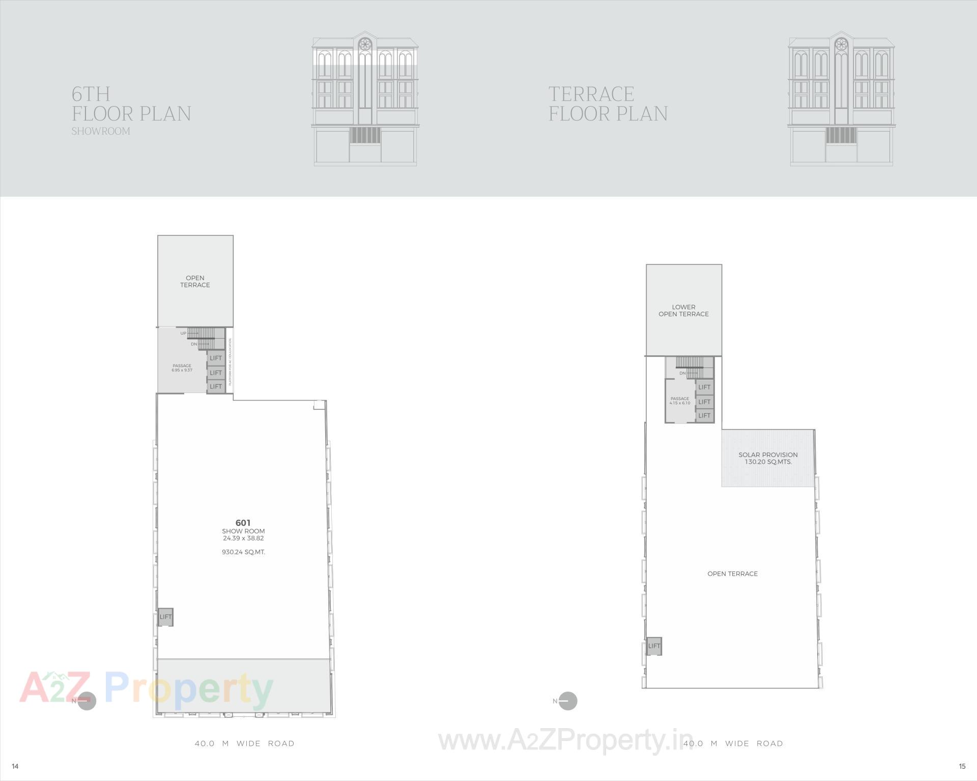 Layout of real estate project Sky Landmark located at Bapod, Vadodara, Gujarat