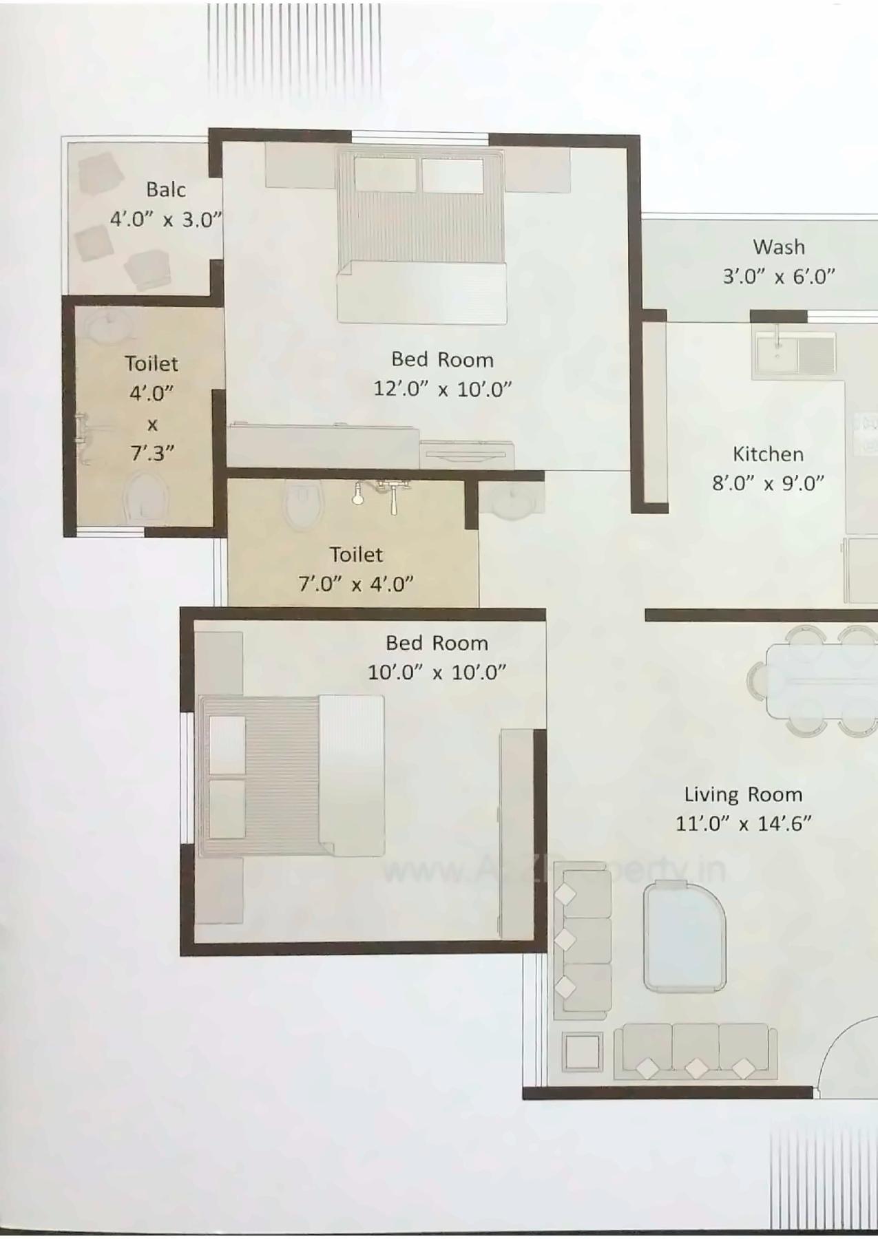 Layout of real estate project Soham Heights located at Dasharath, Vadodara, Gujarat
