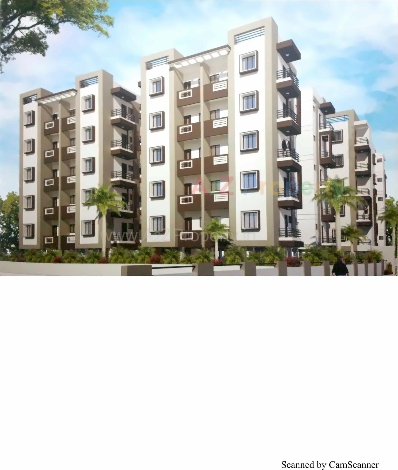 3D Elevation of real estate project Soham Heights located at Dasharath, Vadodara, Gujarat
