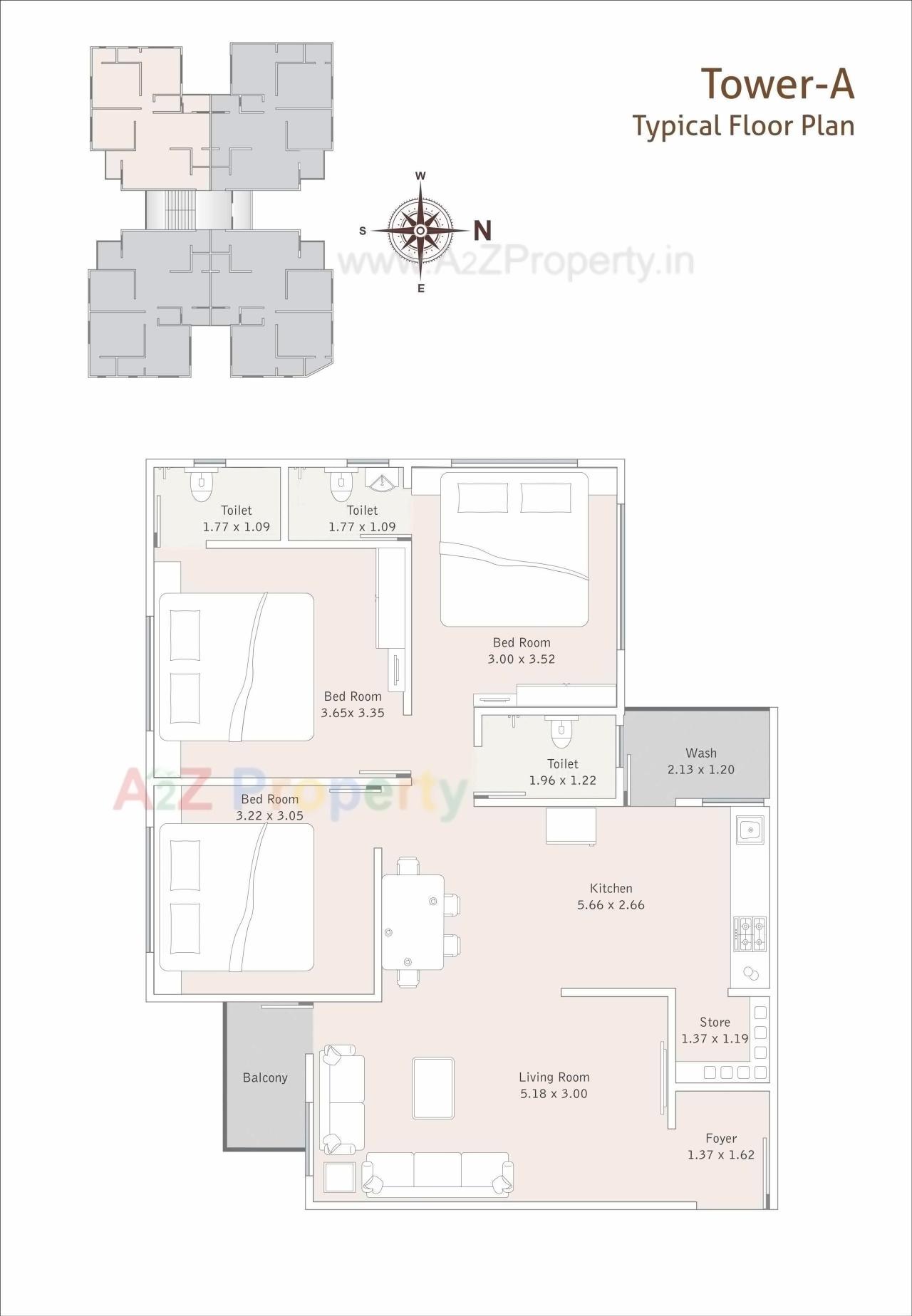 Layout of real estate project Solaris located at Bhayli, Vadodara, Gujarat