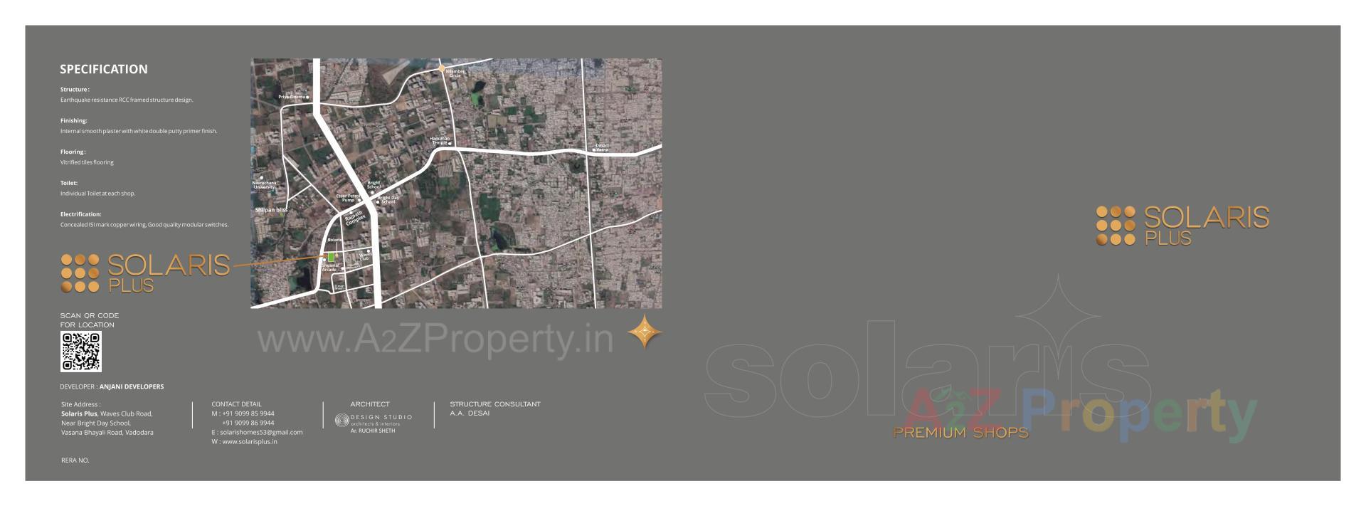  of real estate project Solaris Plus located at Bhayli, Vadodara, Gujarat