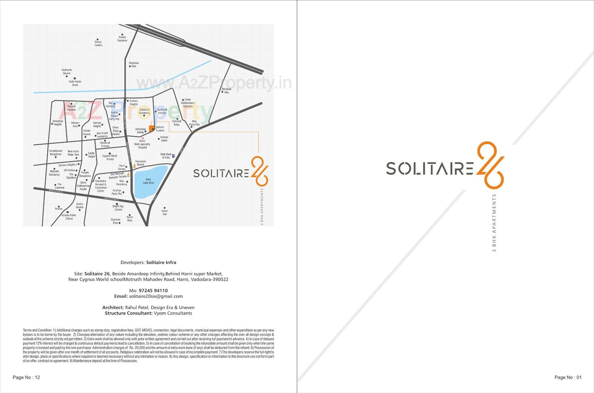  of real estate project Solitaire located at Harni, Vadodara, Gujarat