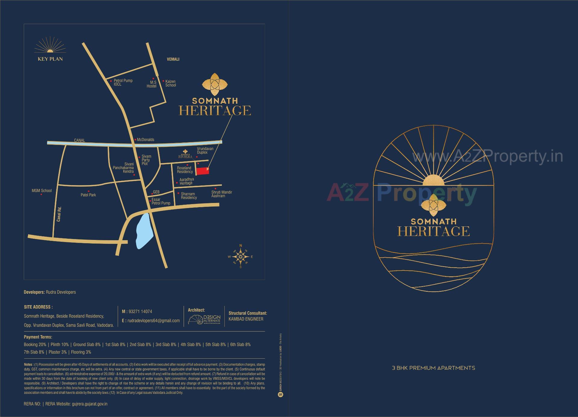  of real estate project Somnath Heritage located at Sama, Vadodara, Gujarat