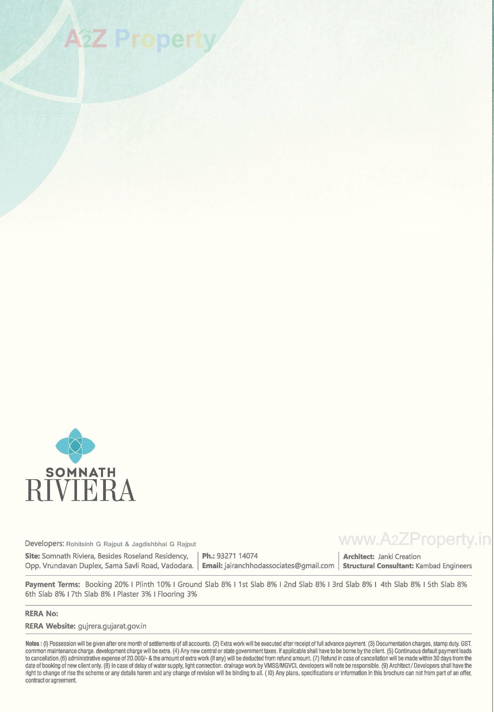  of real estate project Somnath Riviera located at Sama, Vadodara, Gujarat