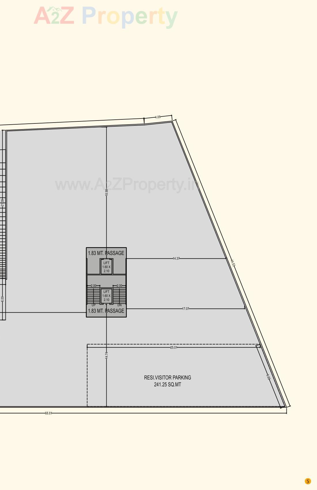 Layout of real estate project Sonal Evoq located at Chhani, Vadodara, Gujarat