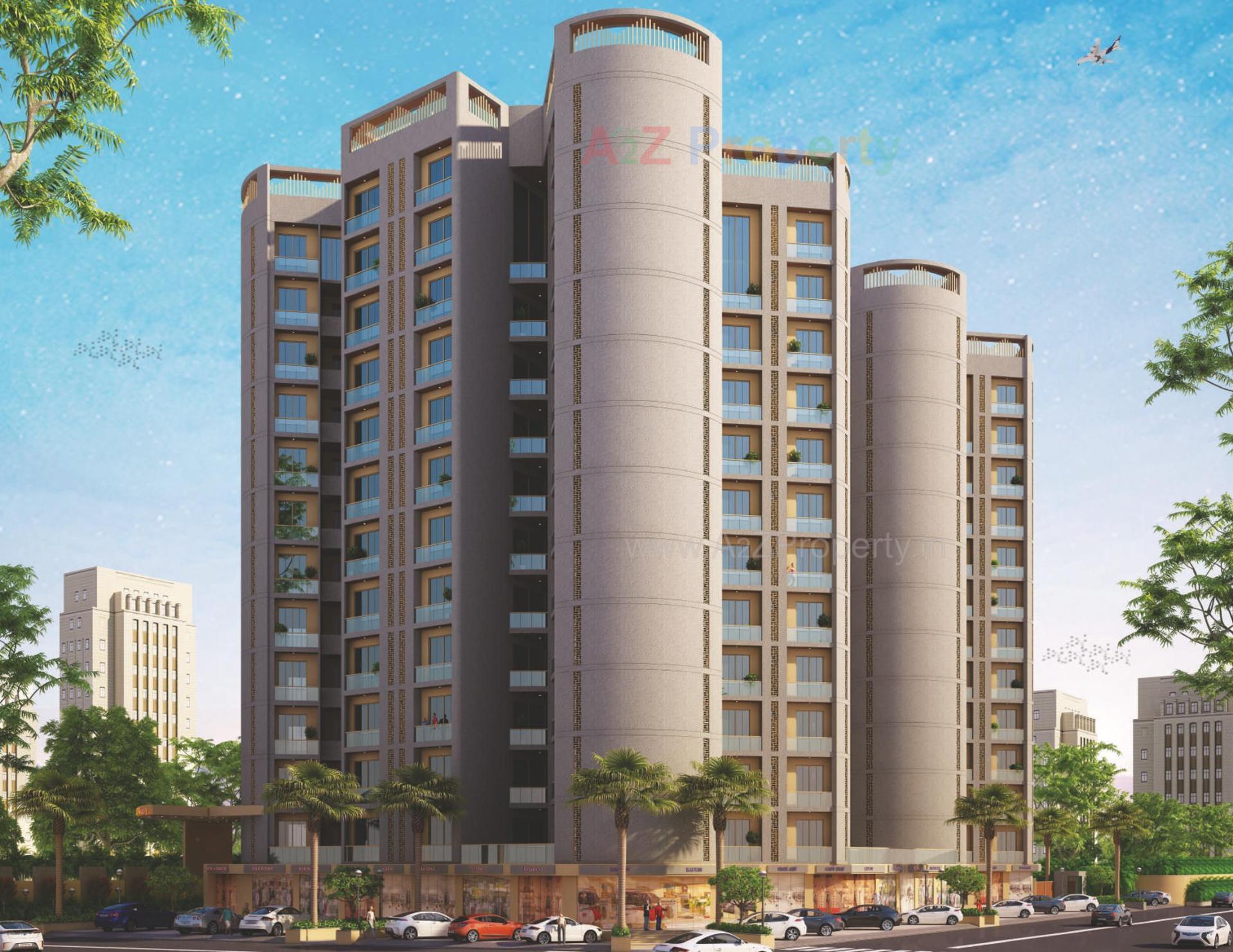 3D Elevation of real estate project Sonal Evoq located at Chhani, Vadodara, Gujarat