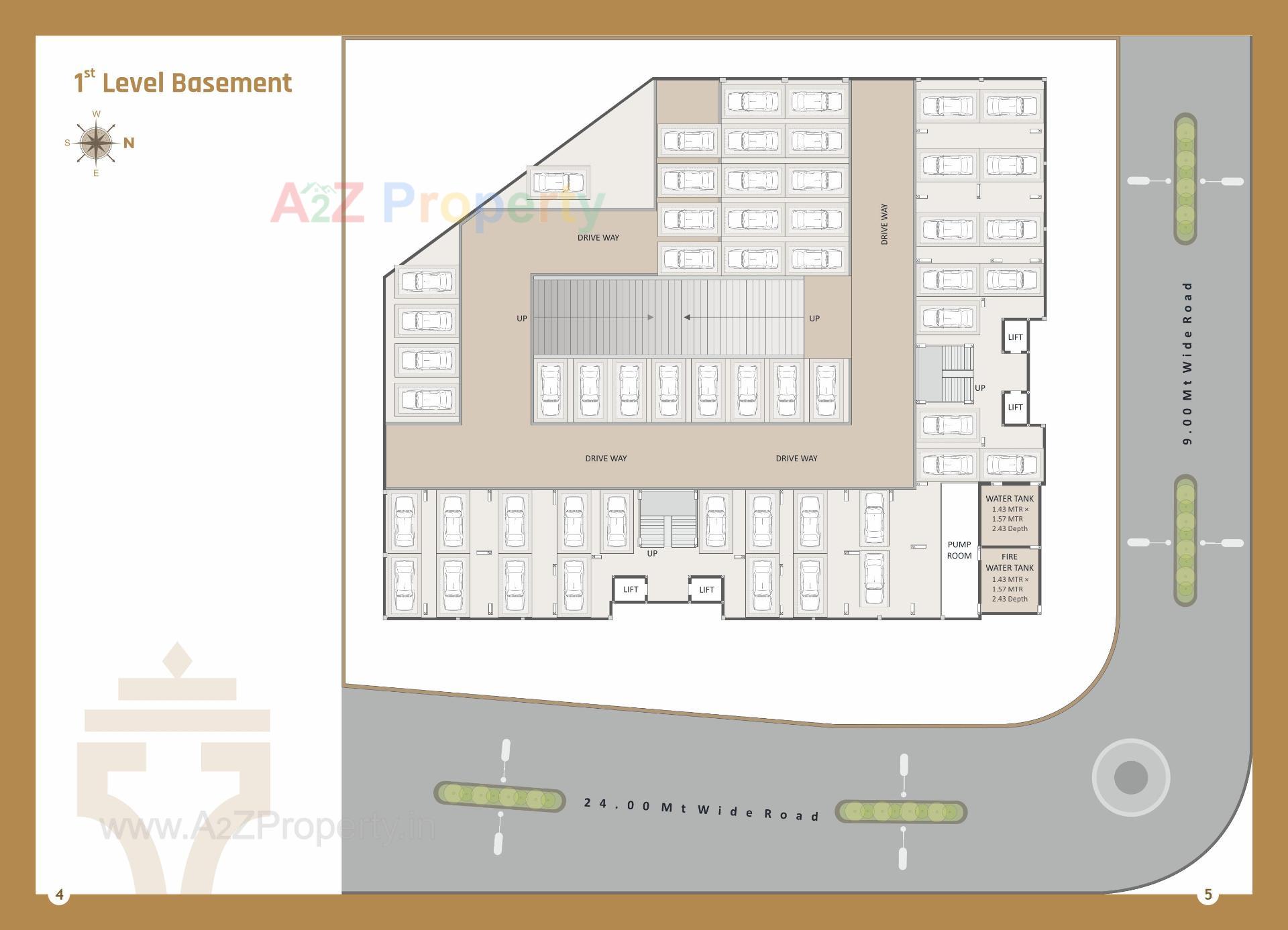 Layout of real estate project Sopan located at Vadodara, Vadodara, Gujarat