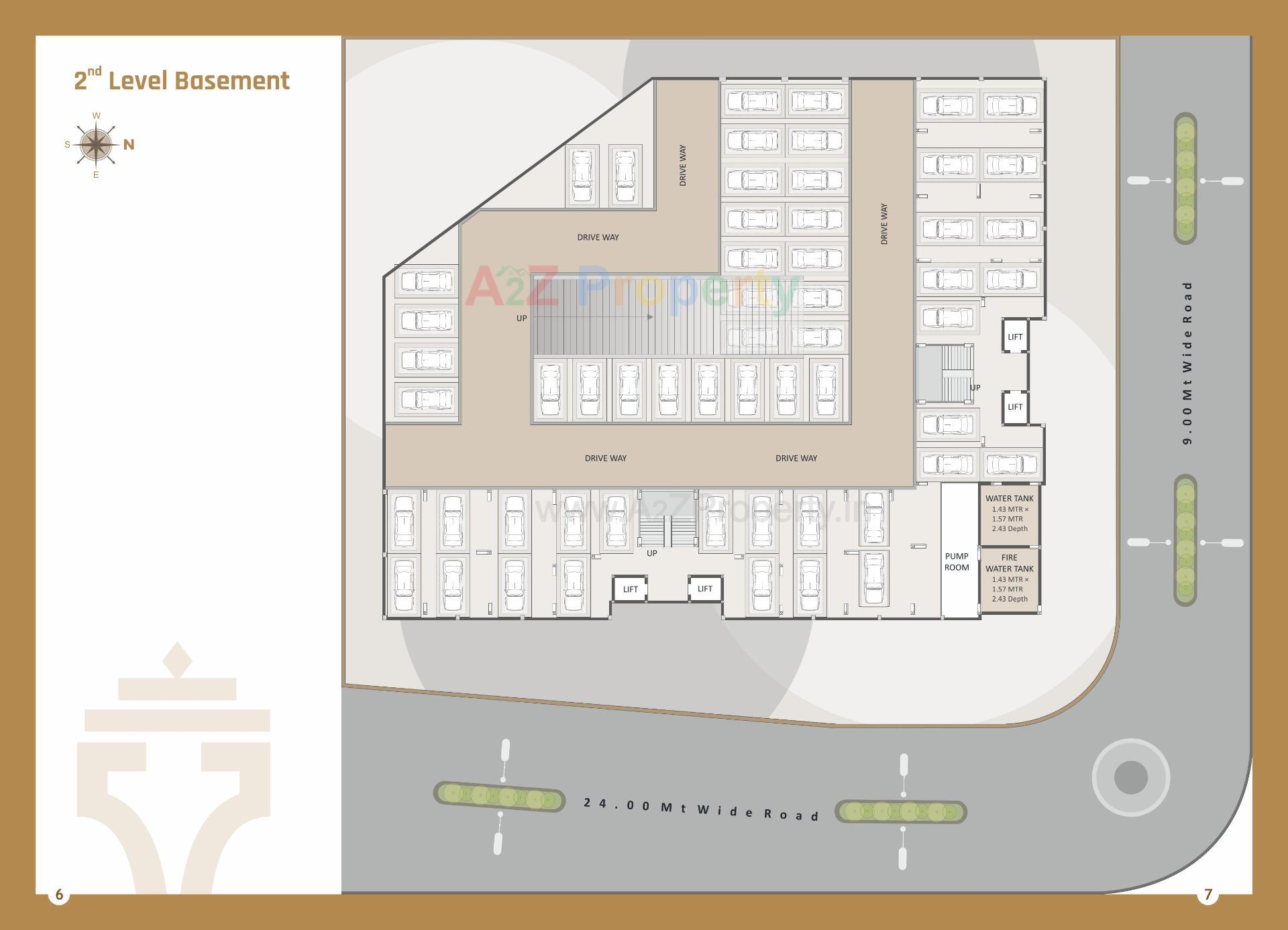 Layout of real estate project Sopan located at Vadodara, Vadodara, Gujarat