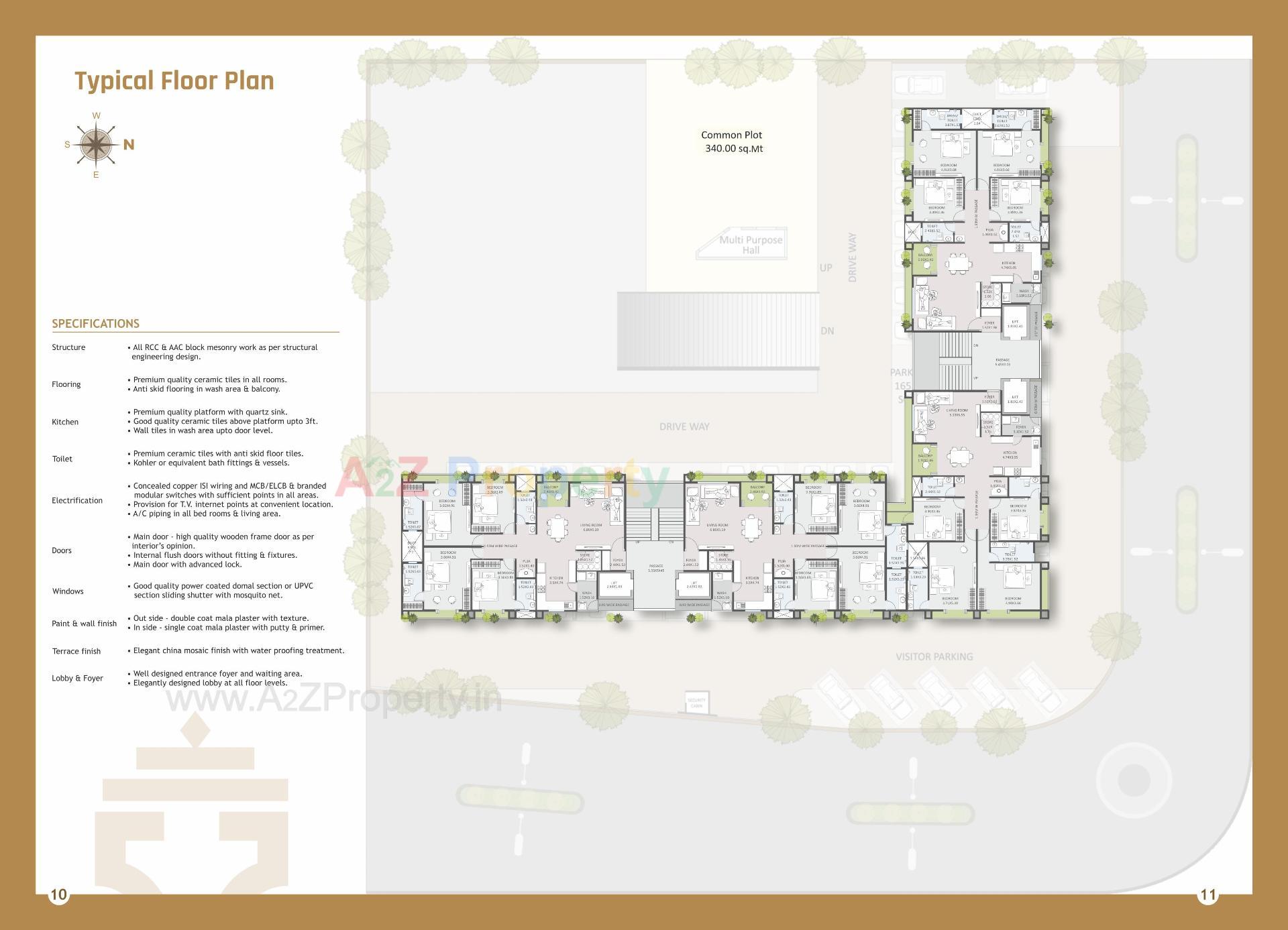 Layout of real estate project Sopan located at Vadodara, Vadodara, Gujarat