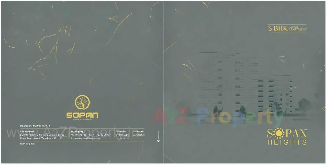  of real estate project Sopan Heights located at Sevasi, Vadodara, Gujarat