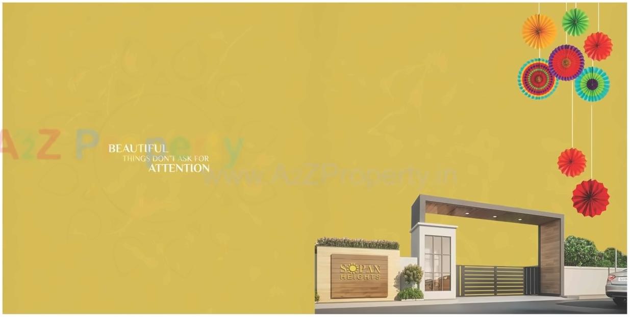 Layout of real estate project Sopan Heights located at Sevasi, Vadodara, Gujarat