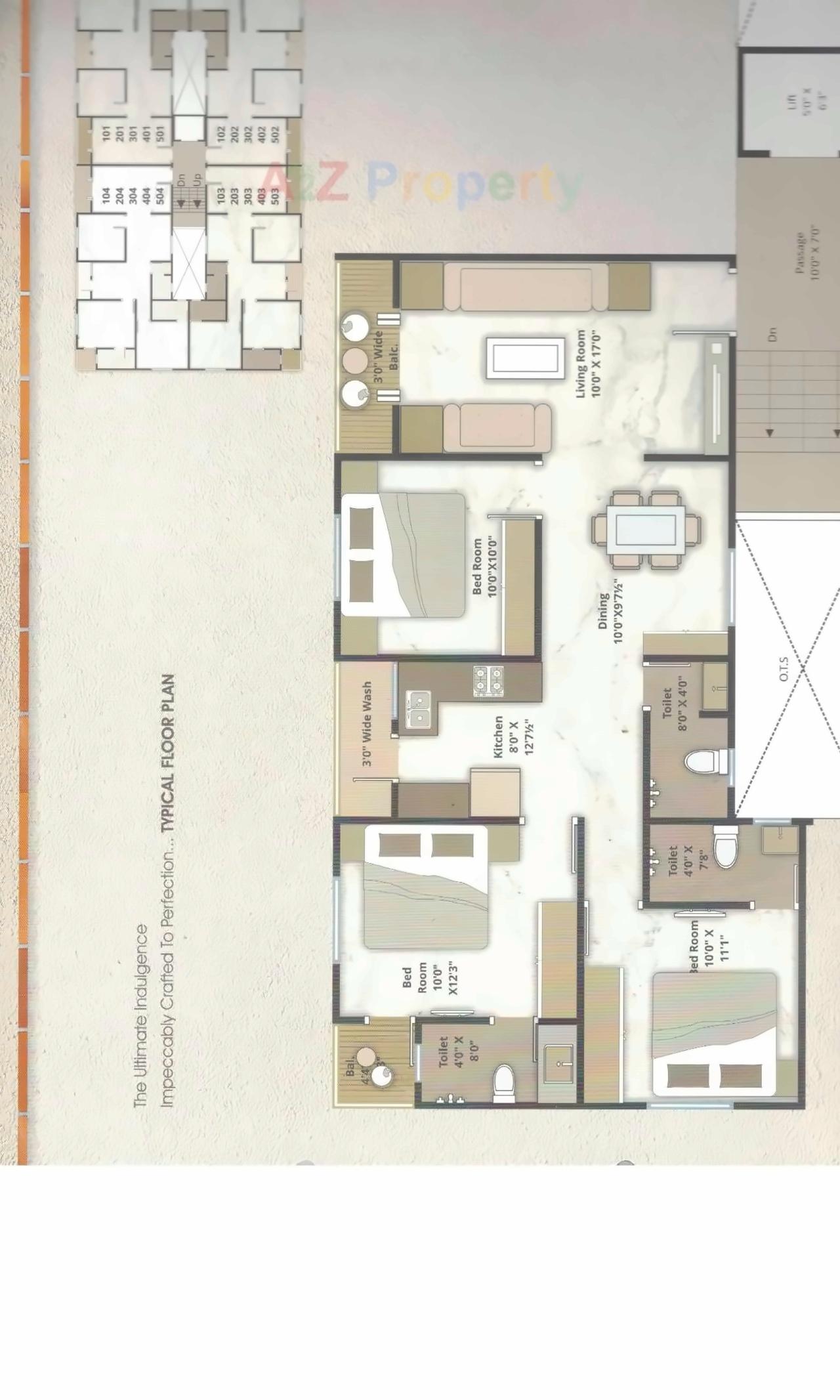 Layout of real estate project Sotta Square located at Bapod, Vadodara, Gujarat