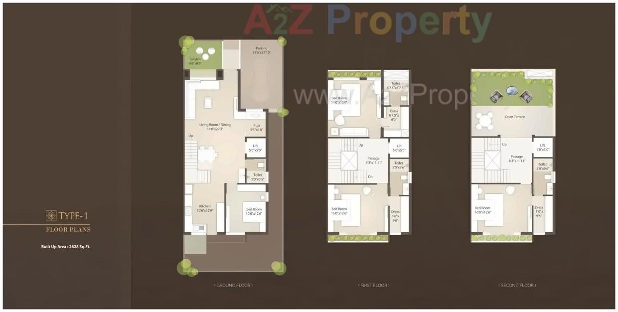 Layout of real estate project Soverign Villa located at Sevasi, Vadodara, Gujarat