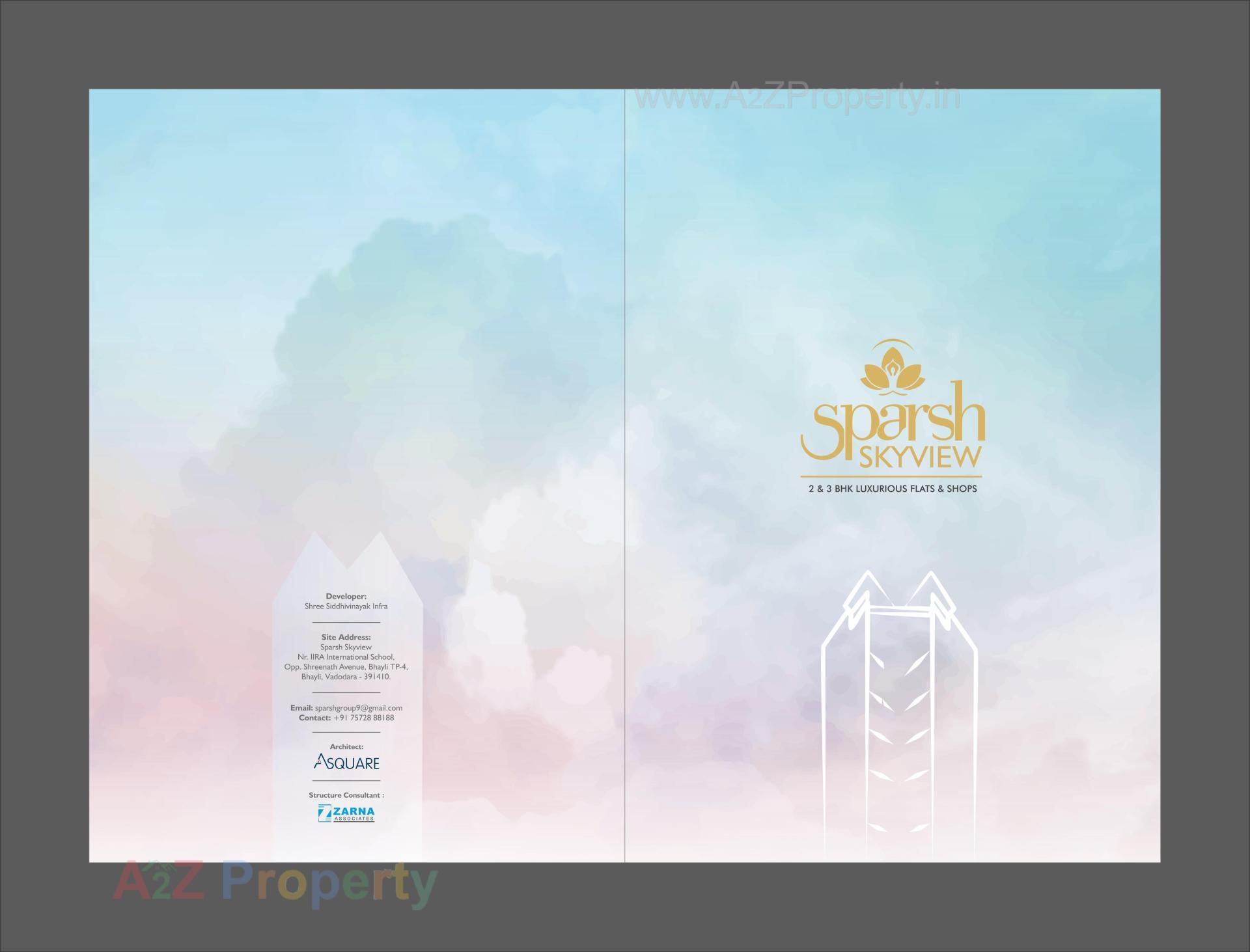  of real estate project Sparsh Skyview located at Bhayli, Vadodara, Gujarat