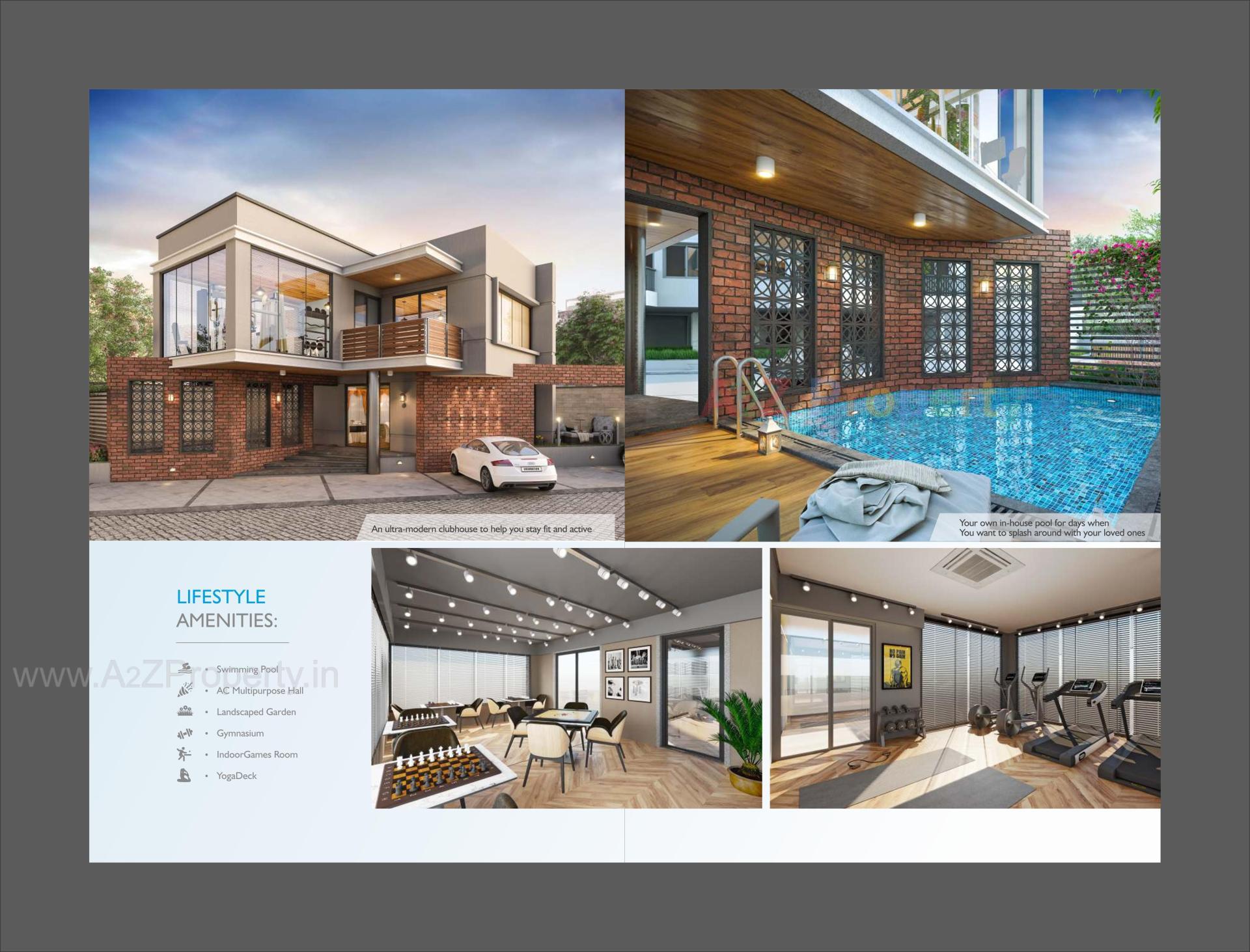 3D Elevation of real estate project Sparsh Skyview located at Bhayli, Vadodara, Gujarat