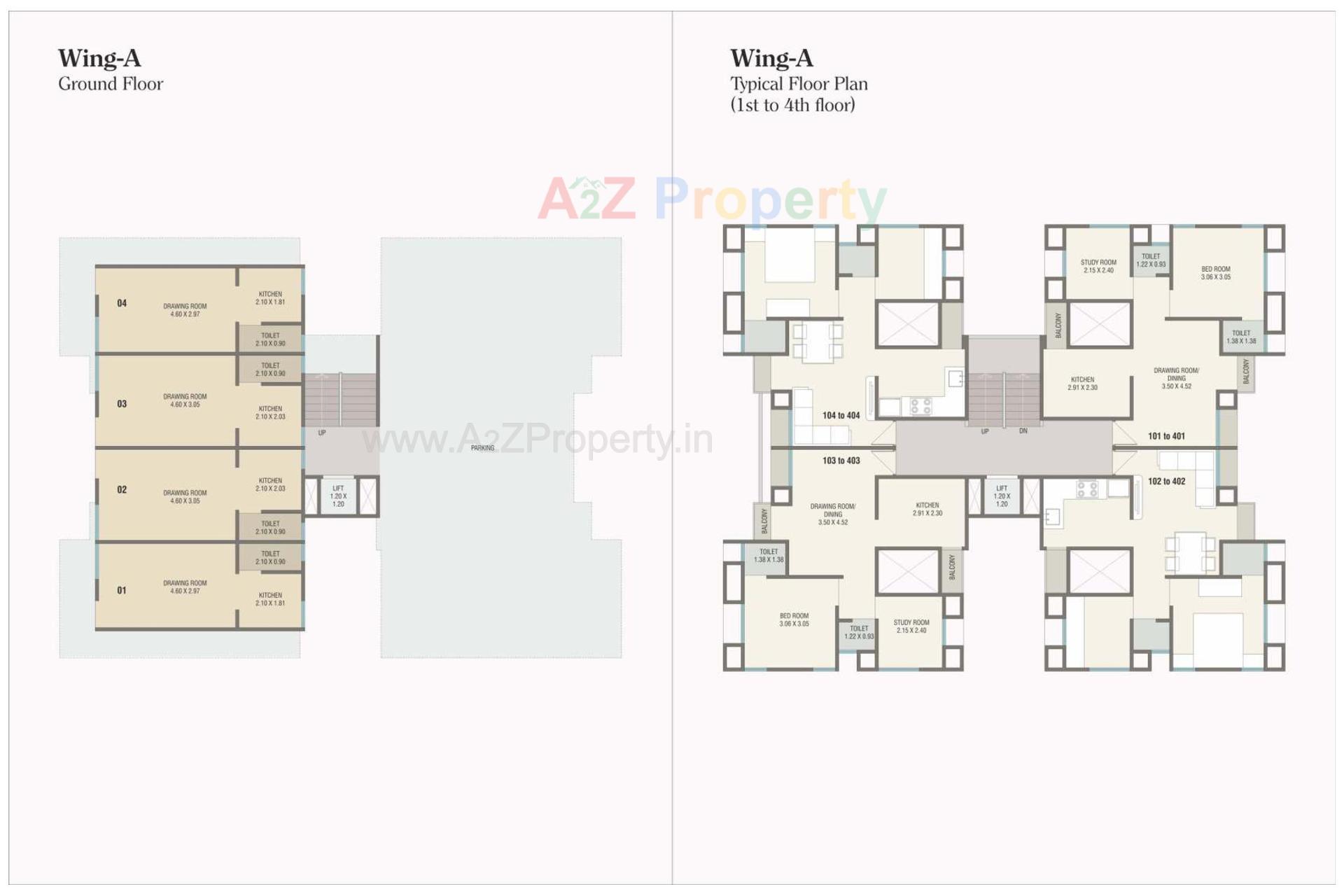 Layout of real estate project Sparsh located at Gorva, Vadodara, Gujarat