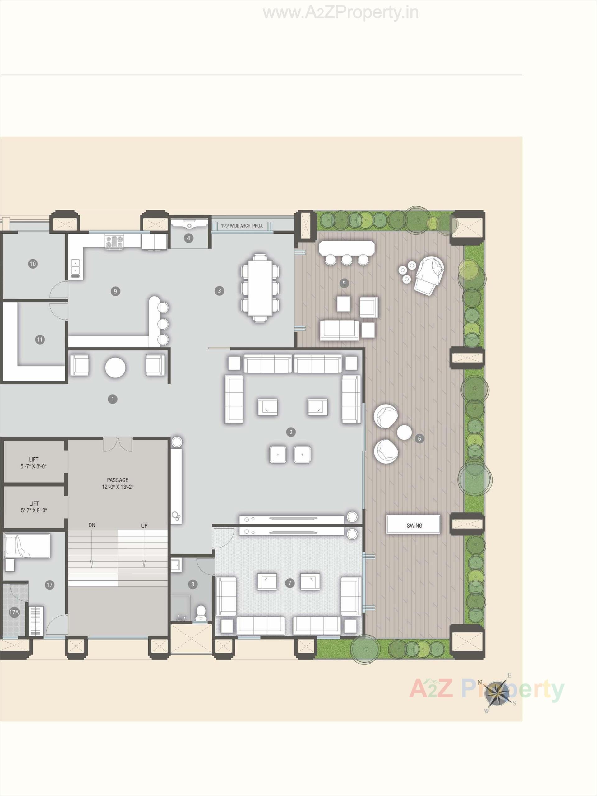 Layout of real estate project Spenser X Gold located at Ankodiya, Vadodara, Gujarat
