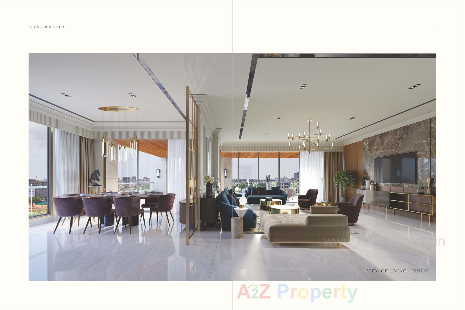 3D Elevation of real estate project Spenser X Gold located at Ankodiya, Vadodara, Gujarat