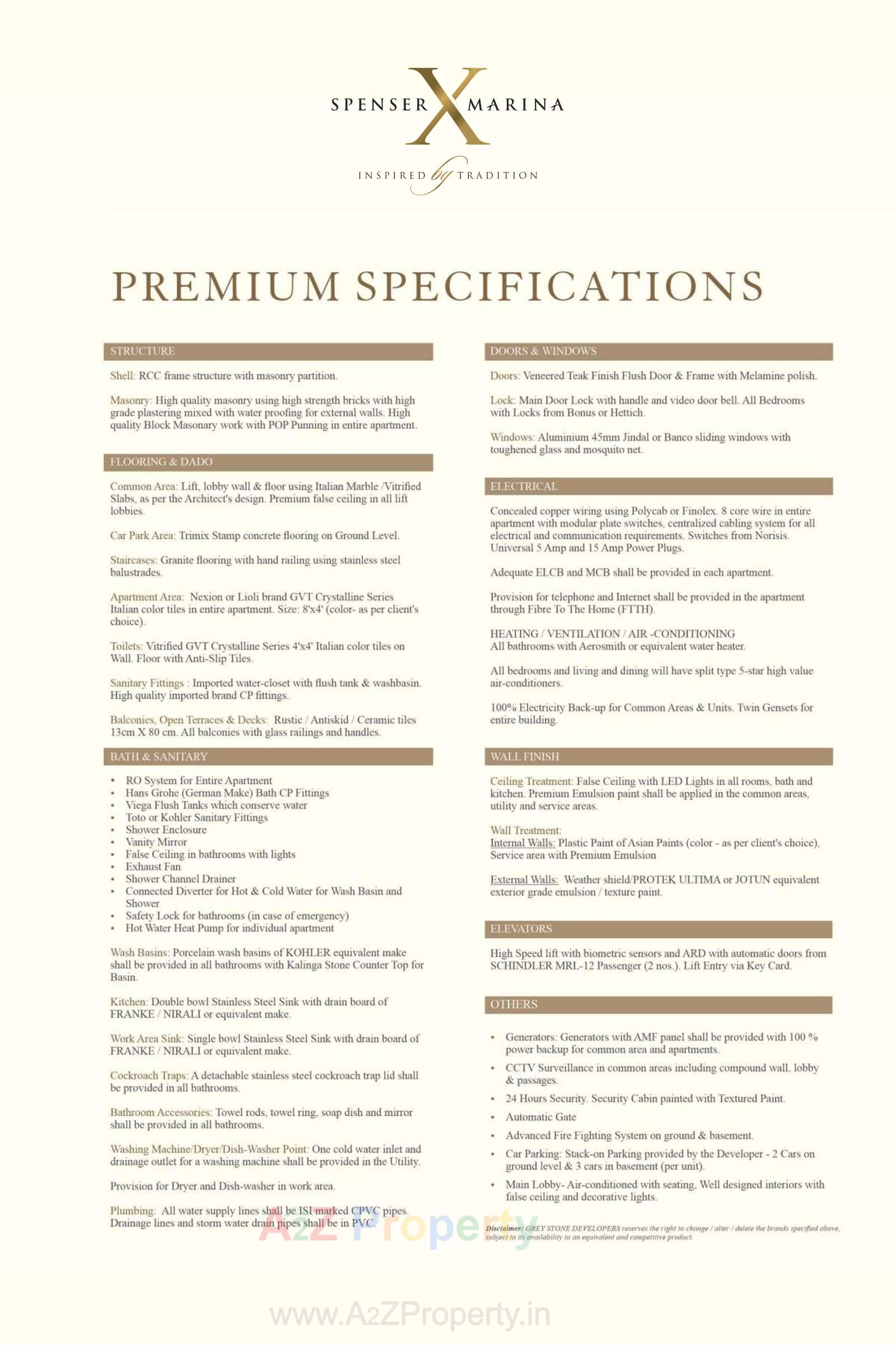  of real estate project Spenser X Marina located at Khanpur, Vadodara, Gujarat