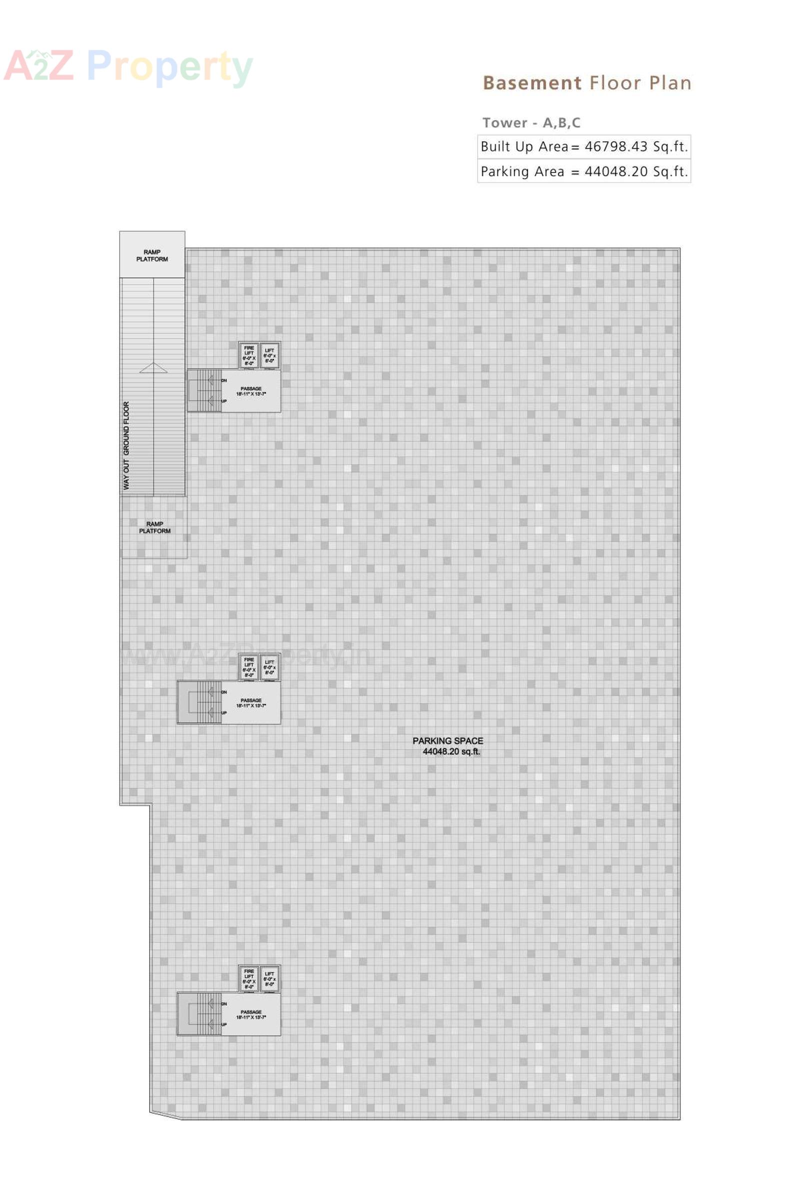 Layout of real estate project Spenser X Marina located at Khanpur, Vadodara, Gujarat