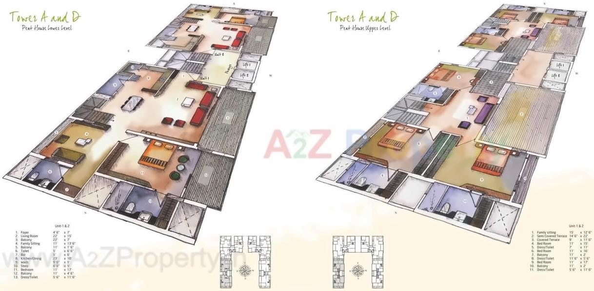Layout of real estate project Spring Retreat located at Bhayli, Vadodara, Gujarat