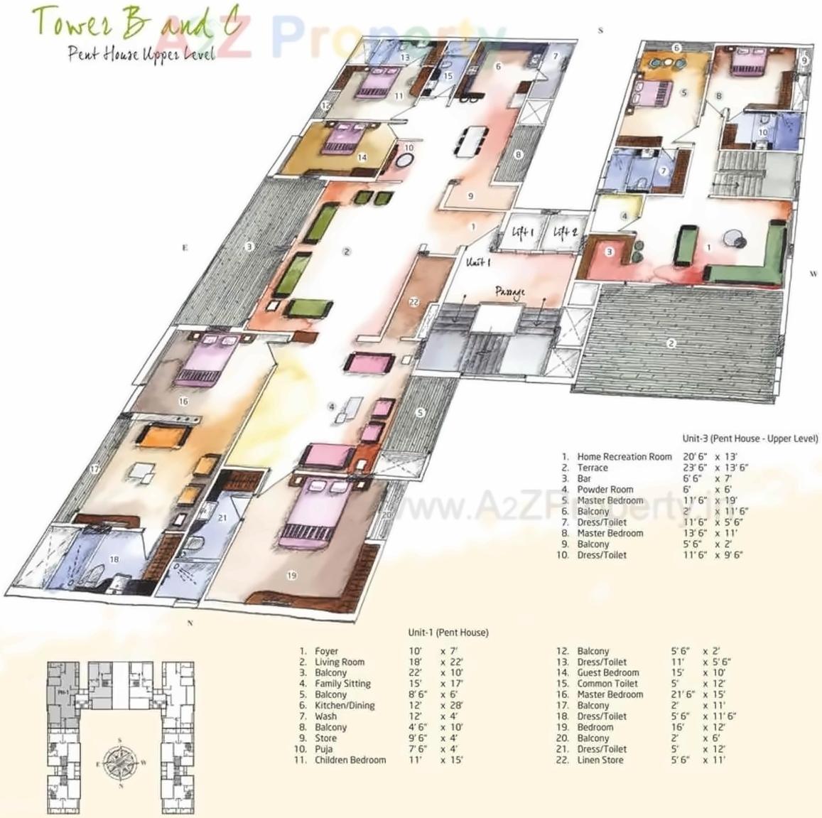 Layout of real estate project Spring Retreat located at Bhayli, Vadodara, Gujarat