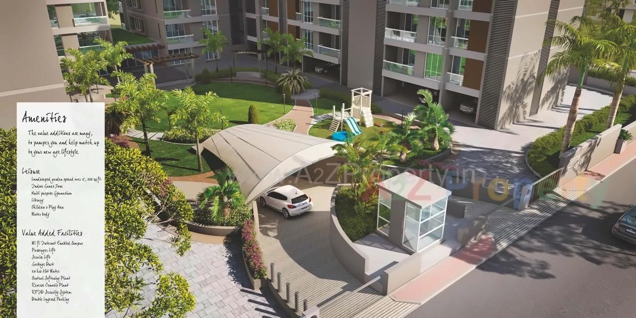 3D Elevation of real estate project Spring Retreat located at Bhayli, Vadodara, Gujarat