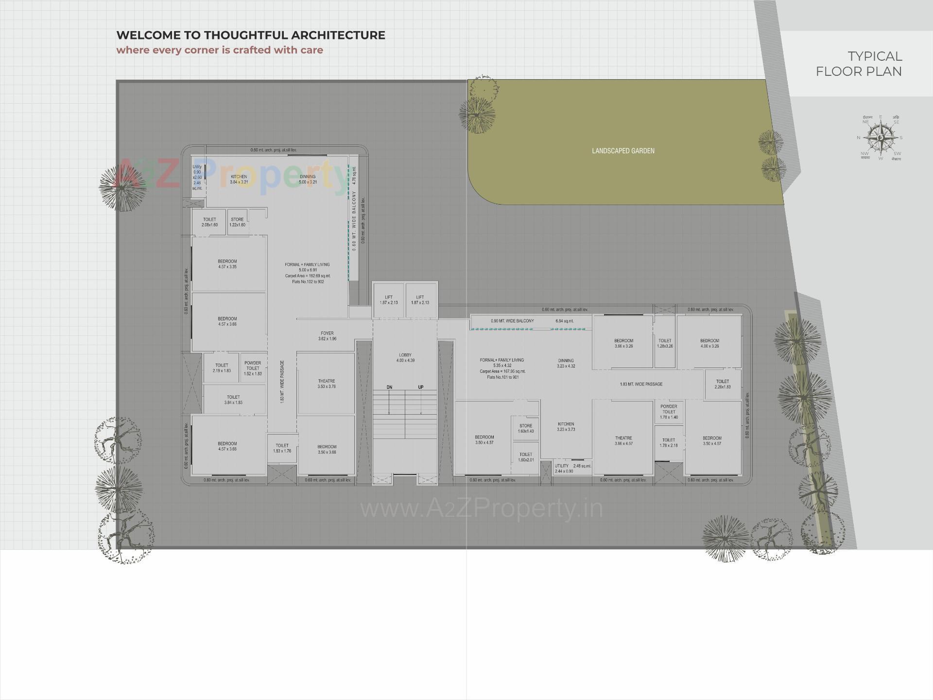 Layout of real estate project Spring's Exotica located at Bhayli, Vadodara, Gujarat