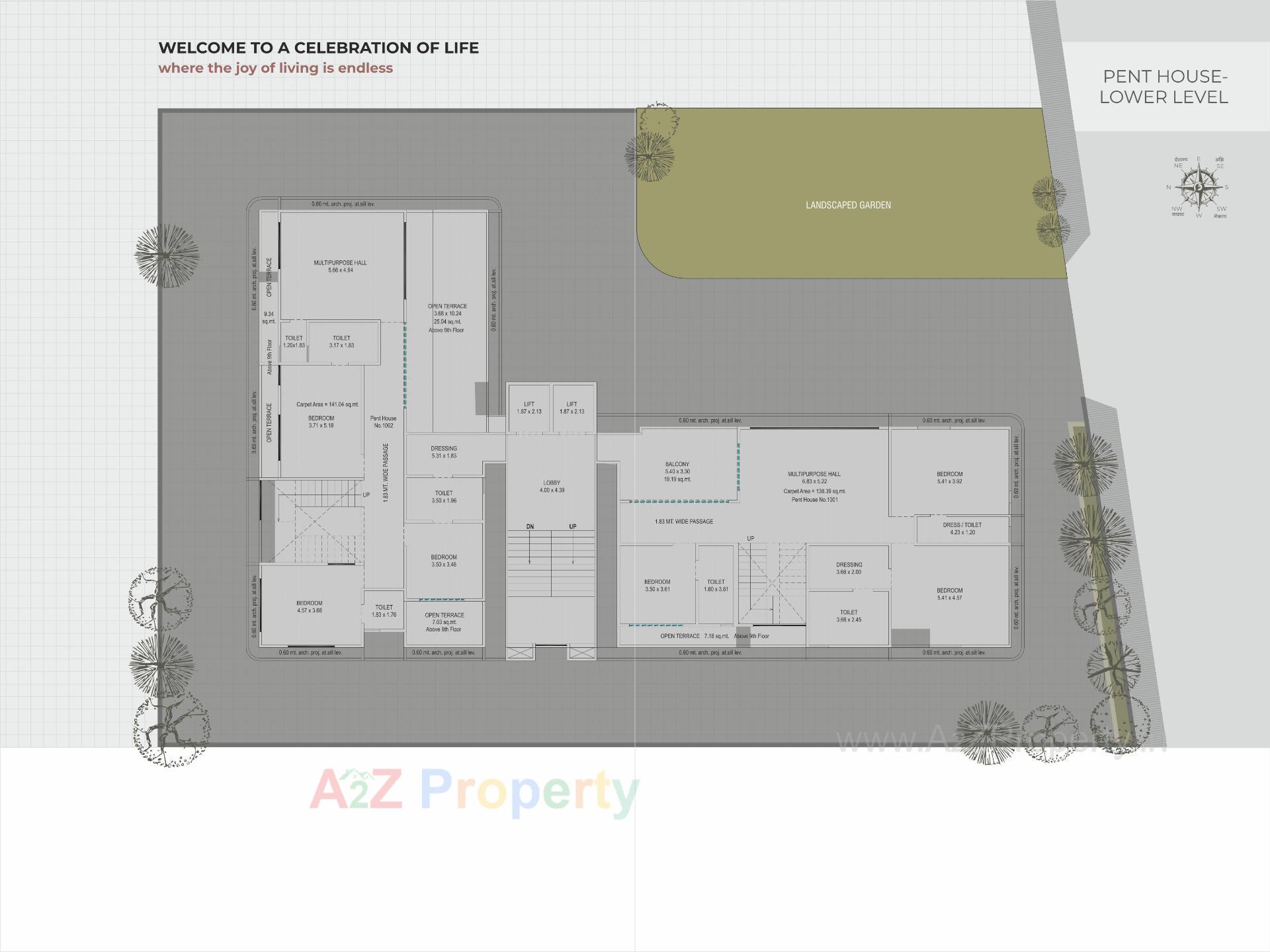 Layout of real estate project Spring's Exotica located at Bhayli, Vadodara, Gujarat