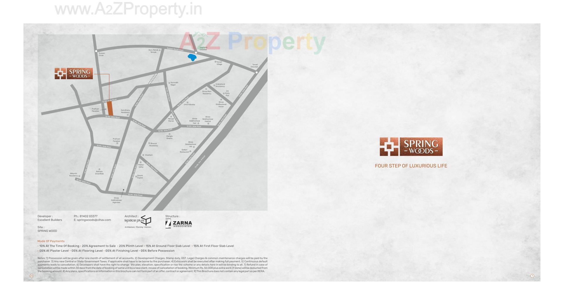  of real estate project Spring Woods located at Tarsali, Vadodara, Gujarat