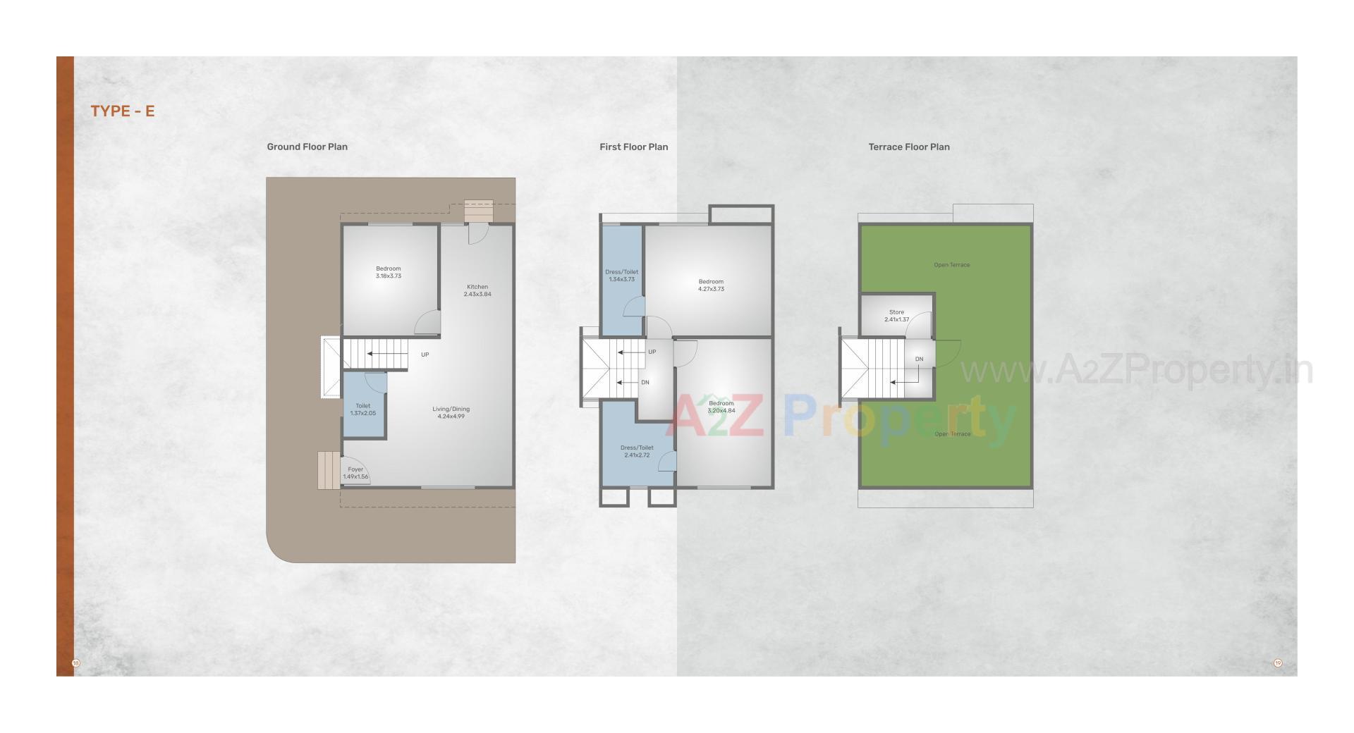 Layout of real estate project Spring Woods located at Tarsali, Vadodara, Gujarat