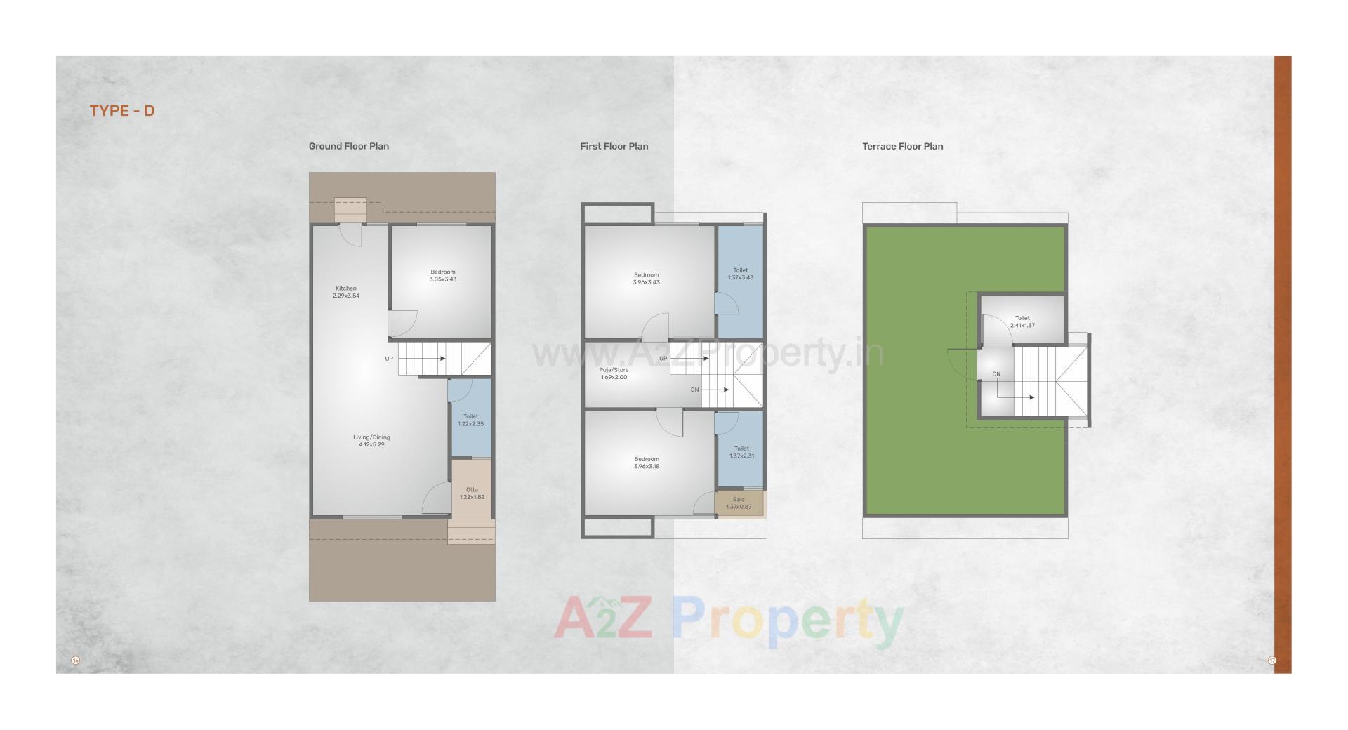 Layout of real estate project Spring Woods located at Tarsali, Vadodara, Gujarat