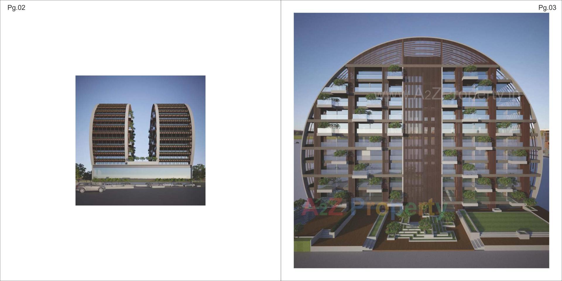 3D Elevation of real estate project Stanmore located at Sevasi, Vadodara, Gujarat