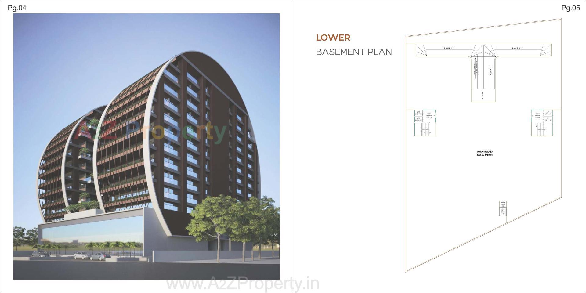 3D Elevation of real estate project Stanmore located at Sevasi, Vadodara, Gujarat