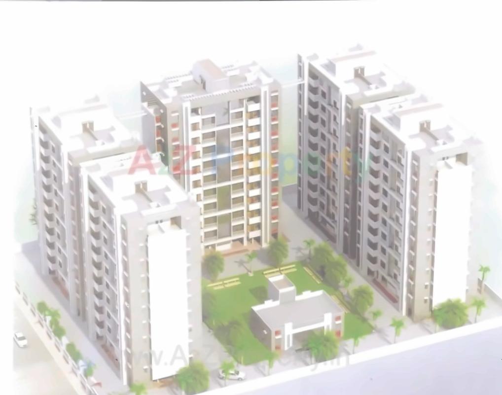 3D Elevation of real estate project Star Residency For Tower A+b, C, D+e located at Bhayli, Vadodara, Gujarat