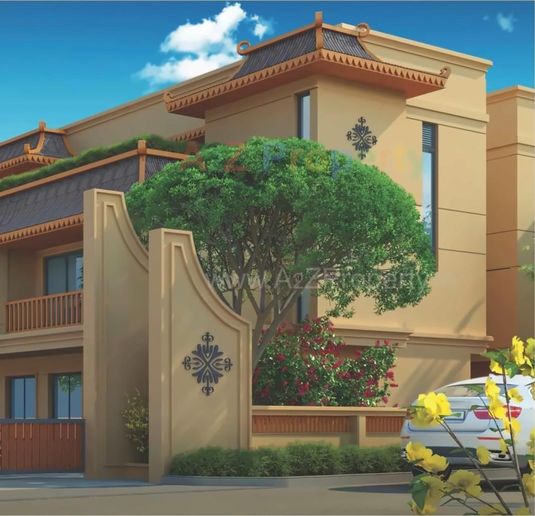 3D Elevation of real estate project Sthapatya Shreem located at Sevasi, Vadodara, Gujarat