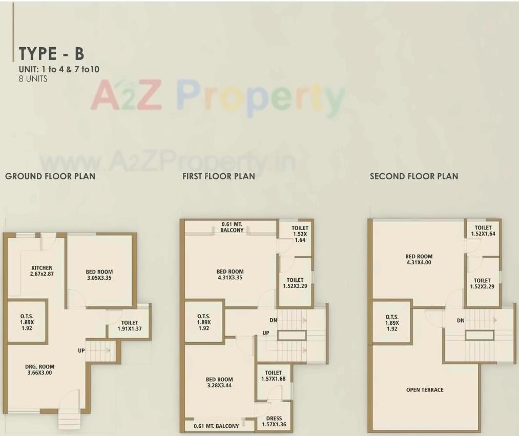 Layout of real estate project Sthapatya Shreem located at Sevasi, Vadodara, Gujarat