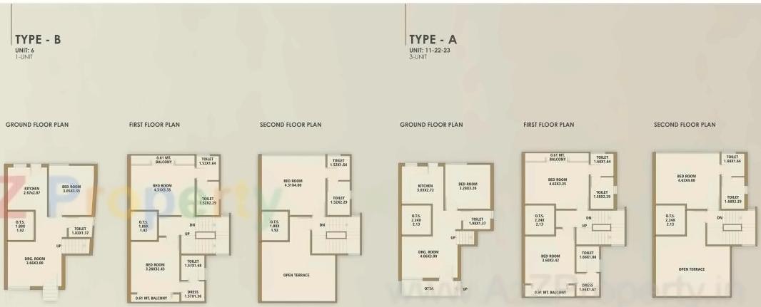 Layout of real estate project Sthapatya Shreem located at Sevasi, Vadodara, Gujarat