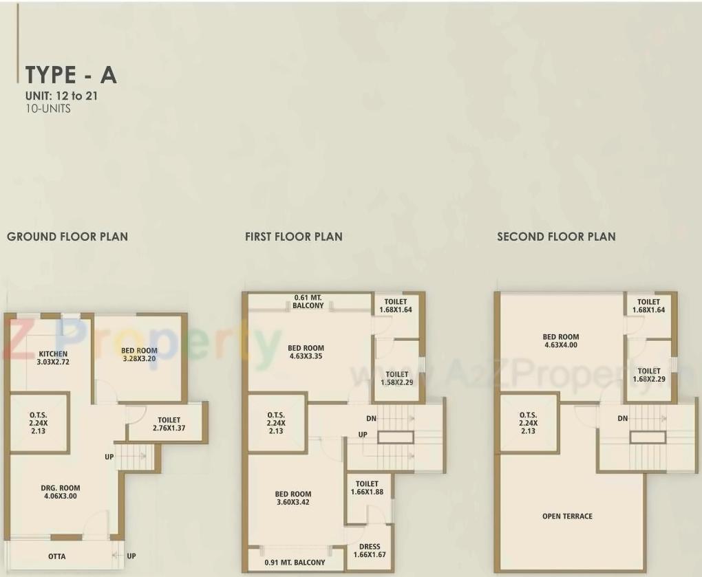 Layout of real estate project Sthapatya Shreem located at Sevasi, Vadodara, Gujarat