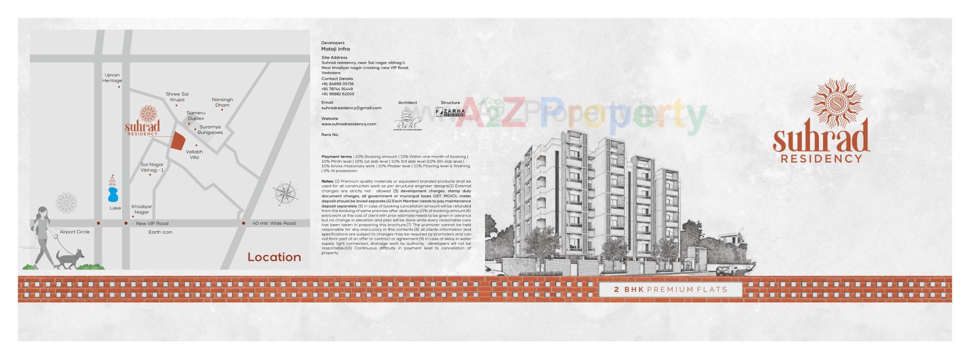  of real estate project Suhrad Residency located at Sayajipura, Vadodara, Gujarat