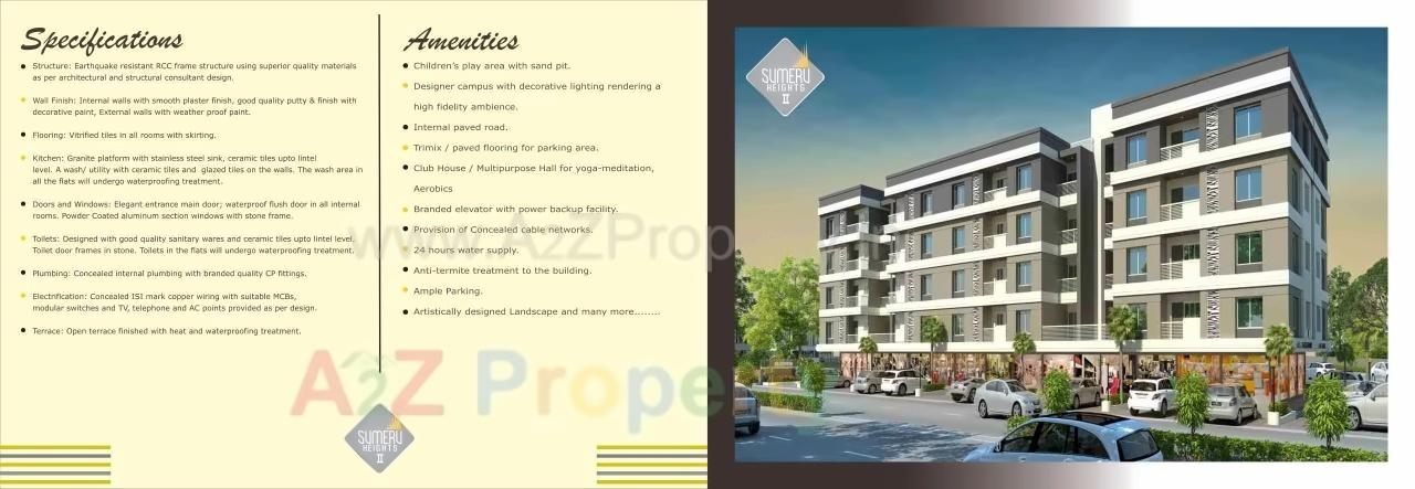  of real estate project Sumeru Heights Ii located at Harni, Vadodara, Gujarat